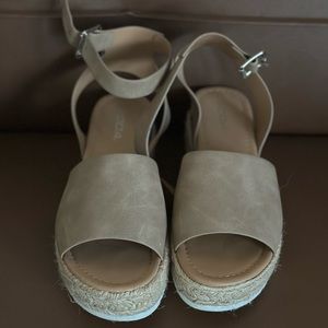 SODA espadrille wedge sandal